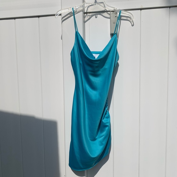 Topshop Silk Mini Dress - Picture 6 of 8